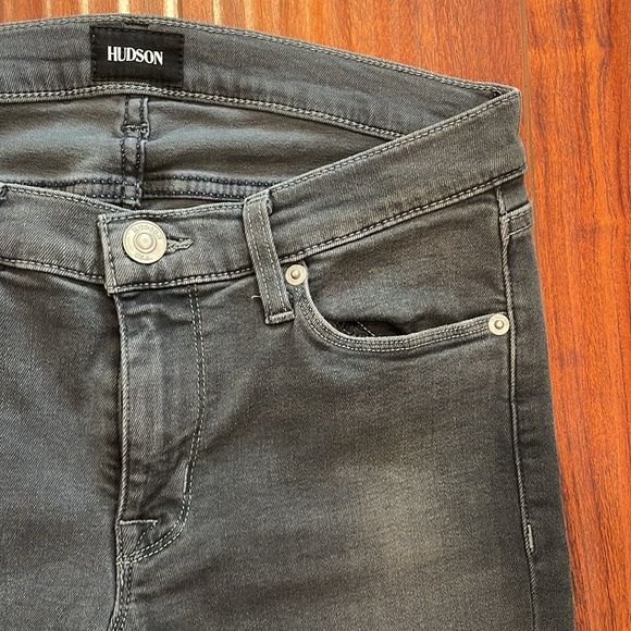 Hudson Super Skinny Gray Ankle Denim Sz27 - Picture 8 of 15